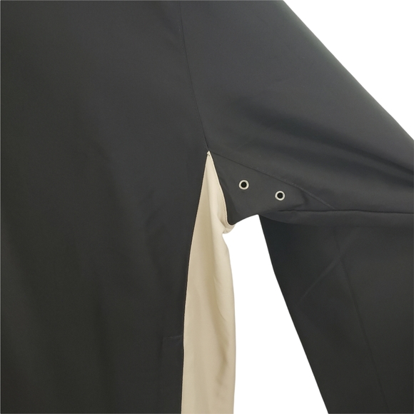 Cutter & Buck Light Weight Jacket Size M Black Tan CB Wind Tec - Picture 5 of 8